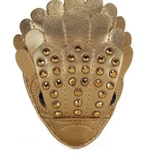 💎NWT Kurt Geiger London Gold 🦅Eagle Coin Key Chain Charm. Leather Mini Bag.